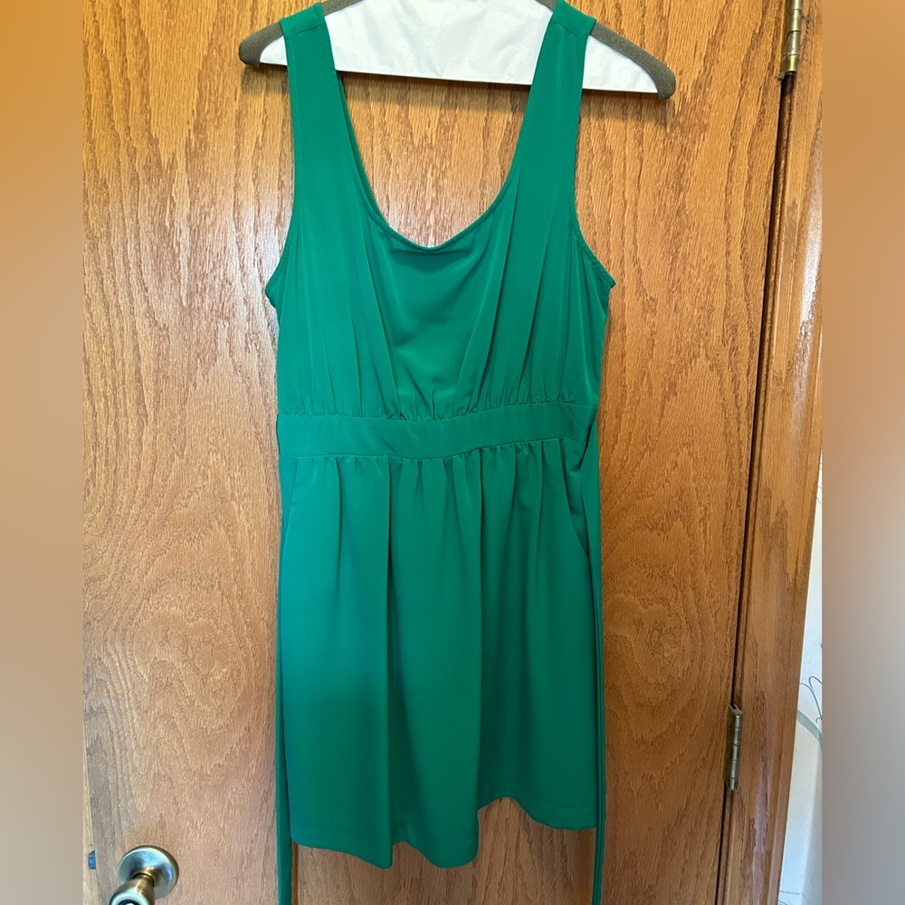 Summer kelly green short cocktail dress